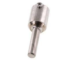 Termopozo de acero inoxidable de conexión soldada para vástago de 63 mm, máx. 600°C y 25 bares