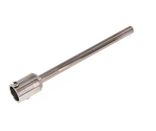 Termopozo de acero inoxidable de conexión soldada para vástago de 160 mm, máx. 600°C y 25 bares