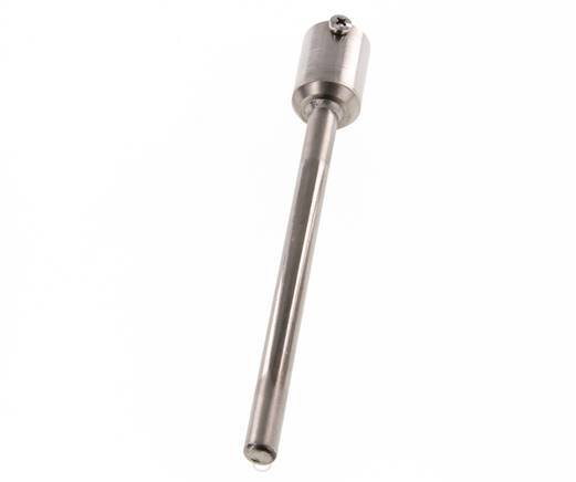 Termopozo de acero inoxidable de conexión soldada para vástago de 160 mm, máx. 600°C y 25 bares