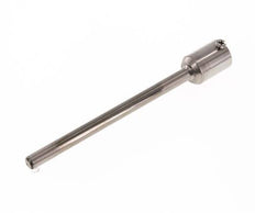 Termopozo de acero inoxidable de conexión soldada para vástago de 160 mm, máx. 600°C y 25 bares