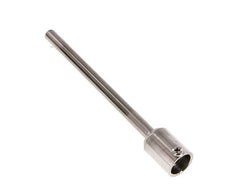 Termopozo de acero inoxidable de conexión soldada para vástago de 160 mm, máx. 600°C y 25 bares