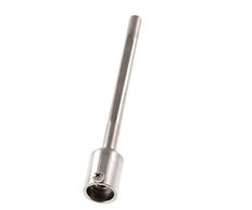 Termopozo de acero inoxidable de conexión soldada para vástago de 160 mm, máx. 600°C y 25 bares