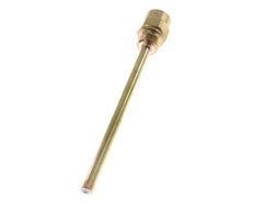 Termopozo de aleación de cobre G 1/2 pulgada para vástago de 200 mm máx. 160°C y 6 barras