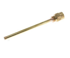 Termopozo de aleación de cobre G 1/2 pulgada para vástago de 200 mm máx. 160°C y 6 barras