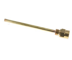 Termopozo de aleación de cobre G 1/2 pulgada para vástago de 200 mm máx. 160°C y 6 barras