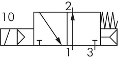 válvula de solenoide 3/2 G1/2'' NO 24V AC 1.5-8bar/21.0-112psi E.MC