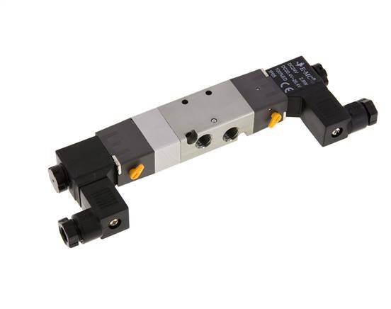 5/3 G1/8'' Pressure Center Solenoid Valve 230V AC 1.5-8bar/21.0-112psi E.MC