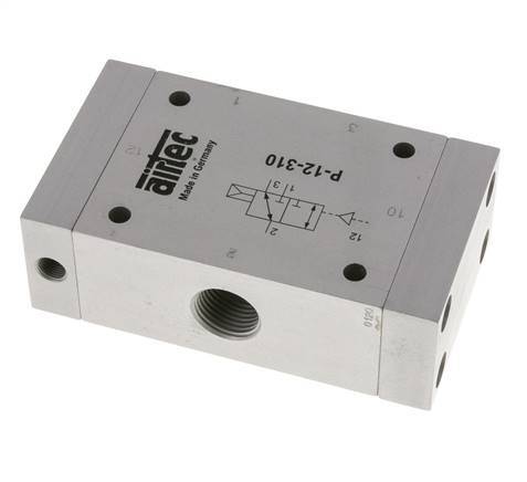 3/2 G1/2'' (G1/8'') Air Pilot Valve ATEX 1-10bar/14-140psi Airtec