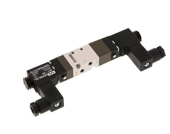 5/3 M5 Exhaust Center Solenoid Valve 115V AC 2-10bar/28-140psi YPC