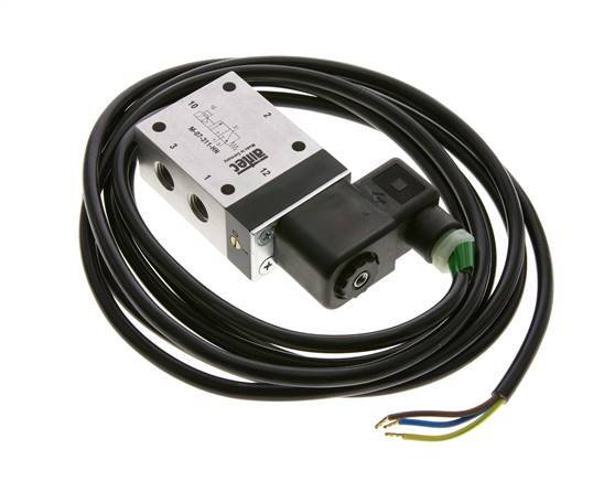 3/2 G1/4'' NO Solenoid Valve 24V DC ATEX 2.5-10bar/35.0-140psi Airtec