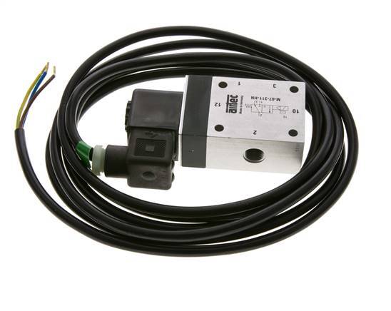 3/2 G1/4'' NO Solenoid Valve 24V DC ATEX 2.5-10bar/35.0-140psi Airtec