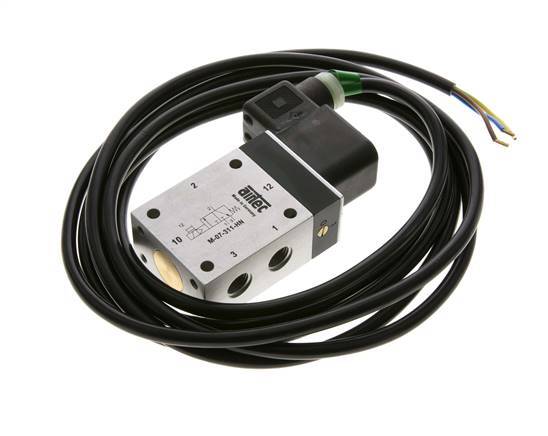 3/2 G1/4'' NO Solenoid Valve 24V DC ATEX 2.5-10bar/35.0-140psi Airtec