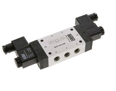 5/3 G1/4'' Exhaust Center Solenoid Valve 24V DC 3-8bar/42-112psi Airtec