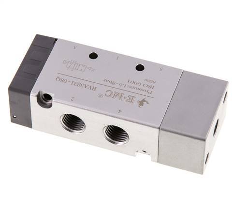 5/2 G1/4'' (G1/8'') Válvula piloto de aire 1,5-8bar/21,0-112psi E.MC