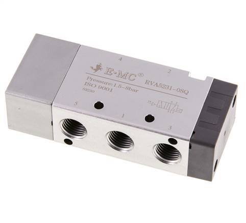 5/2 G1/4'' (G1/8'') Válvula piloto de aire 1,5-8bar/21,0-112psi E.MC
