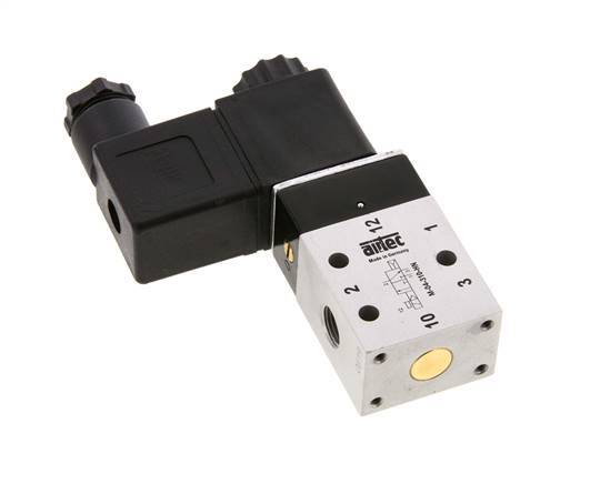 válvula de solenoide 3/2 G1/8'' NO 12V DC 2-10bar/28-140psi Airtec