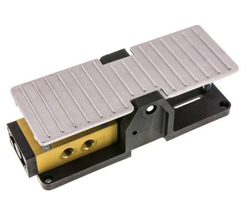 5/3 G1/4'' Detención de la válvula de pedal cerrada al centro 2.5-10bar/35.0-140psi