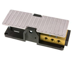 5/3 G1/4'' Detención de la válvula de pedal cerrada al centro 2.5-10bar/35.0-140psi