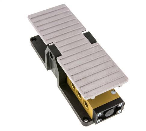 5/3 G1/4'' Detención de la válvula de pedal cerrada al centro 2.5-10bar/35.0-140psi