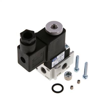 3/2 G1/8'' M5 (M5) NO Solenoid Valve 24V AC 0-8bar/0-112psi YPC