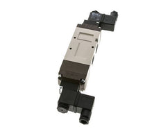 5/3 G1/2'' Válvula de solenoide de centro cerrado 24V AC 2-10bar/28-140psi YPC