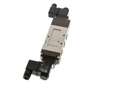 5/3 G1/2'' Válvula de solenoide de centro cerrado 24V AC 2-10bar/28-140psi YPC