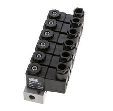 6x3/2 G1/8'' NC Solenoid Valve 24V DC -0.95-10bar/-13.2-140psi Airtec