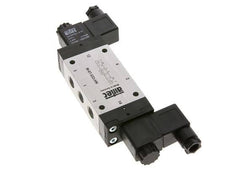 válvula solenoide central de escape 5/3 G1/4'' 12V DC 3-8bar/42-112psi Airtec