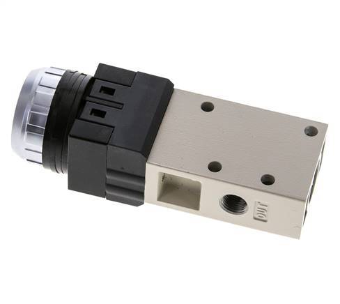 3/2 G1/8'' Válvula de botón rojo 0-8bar/0-112psi YPC