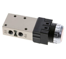 3/2 G1/8'' Válvula de botón rojo 0-8bar/0-112psi YPC