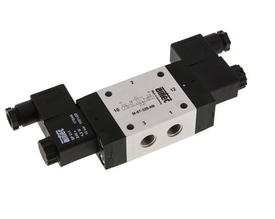 3/2 G1/4'' Bistable Solenoid Valve 24V AC 1.5-10bar/21.0-140psi Airtec