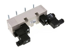 5/3 ISO 5599-2 Pressure Center Solenoid Valve 12V DC 2-10bar/28-140psi YPC
