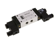 válvula solenoide de 5/3 G1/4'' de centro cerrado 12V DC 3-8bar/42-112psi Airtec