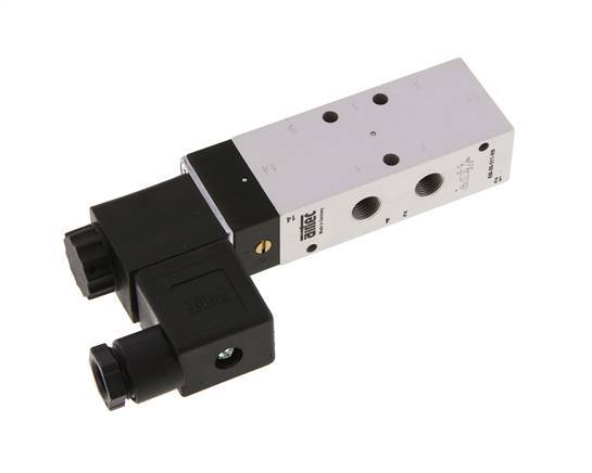 5/2 G1/8'' Solenoid Valve 12V DC 3-10bar/42-140psi Airtec