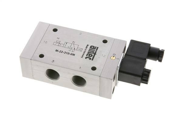 3/2 G1/2'' NC Solenoid Valve 12V DC 1-10bar/14-140psi Airtec