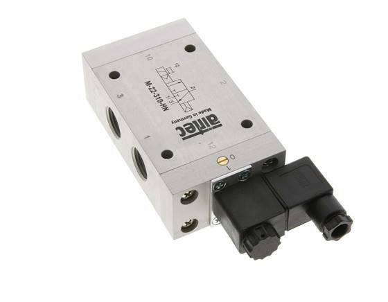 3/2 G1/2'' NC Solenoid Valve 12V DC 1-10bar/14-140psi Airtec