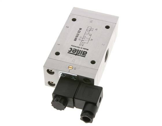 3/2 G1/2'' NC Solenoid Valve 12V DC 1-10bar/14-140psi Airtec