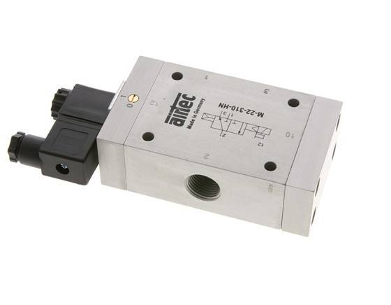 3/2 G1/2'' NC Solenoid Valve 12V DC 1-10bar/14-140psi Airtec