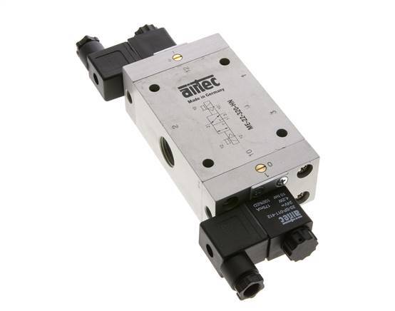 3/2 G1/2'' (G1/8'') Bistable Solenoid Valve External Pilot 24V AC 0-10bar/0-140psi Airtec
