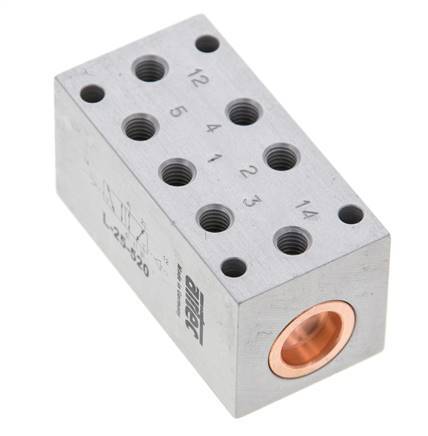 5/2 M5 Válvula piloto de aire biestable 0-10bar/0-140psi Airtec