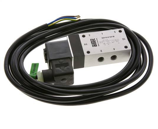 5/2 G1/8'' Electroválvula 230V AC ATEX 2-10bar/28-140psi Airtec