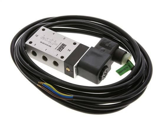 5/2 G1/8'' Electroválvula 230V AC ATEX 2-10bar/28-140psi Airtec