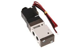 válvula de solenoide 3/2 G1/8'' NO 24V DC 1.5-10bar/21.0-140psi Enchufe de 2 pines YPC