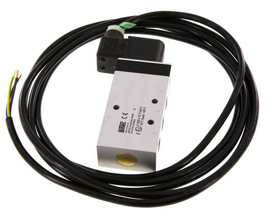 5/2 G1/4'' Solenoid Valve 230V AC ATEX 2.5-10bar/35.0-140psi Airtec