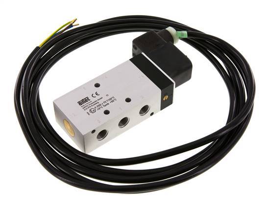 5/2 G1/4'' Solenoid Valve 230V AC ATEX 2.5-10bar/35.0-140psi Airtec