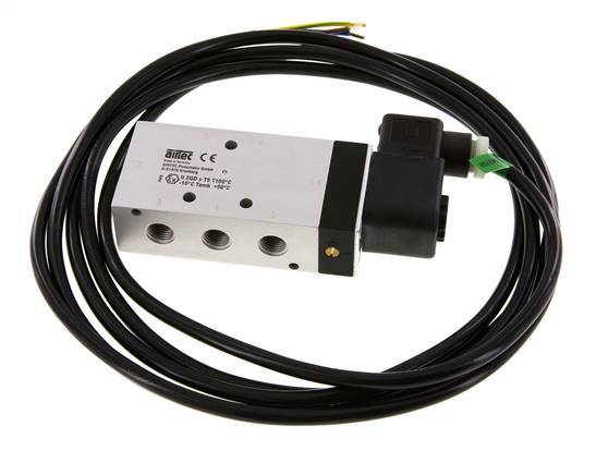 5/2 G1/4'' Solenoid Valve 230V AC ATEX 2.5-10bar/35.0-140psi Airtec