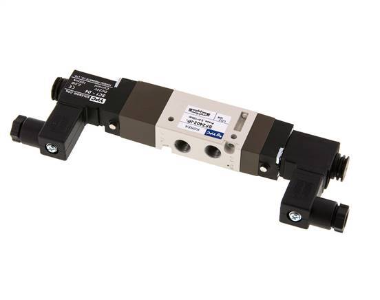 válvula solenoide central de escape 5/3 G1/8'' 24V AC 2-10bar/28-140psi YPC