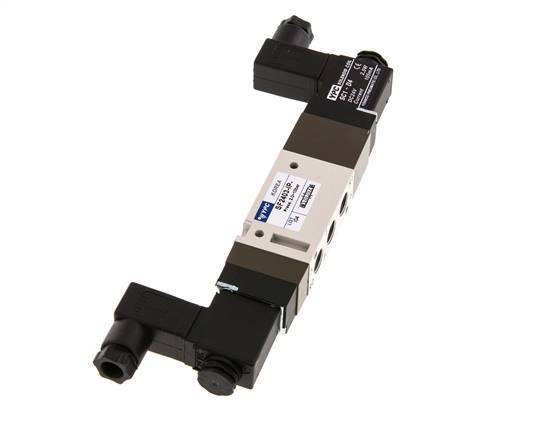 válvula solenoide central de escape 5/3 G1/8'' 24V AC 2-10bar/28-140psi YPC