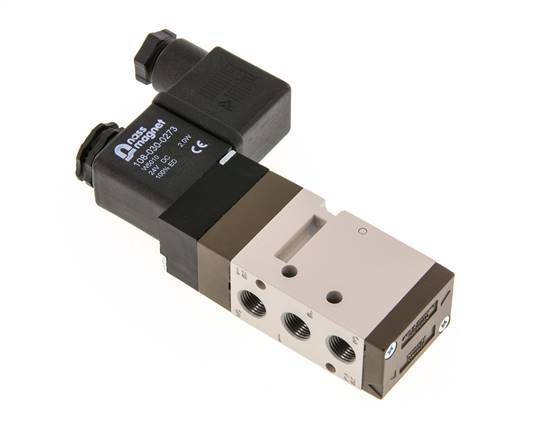 válvula solenoide 5/2 G1/8'' 24V DC 1.5-10bar/21.0-140psi YPC