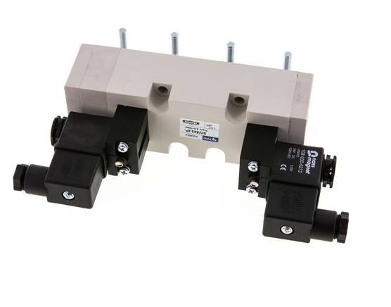 5/3 ISO 5599-2 Center Closed Solenoid Valve 24V AC 2-10bar/28-140psi YPC